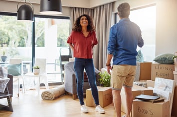 Couple moving into home