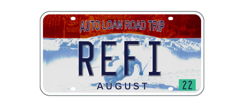 Ski Utah license plate reading REFI